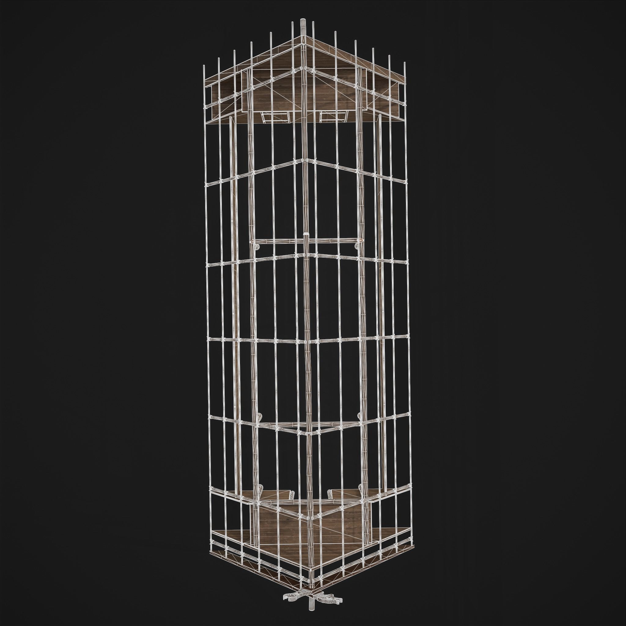 Viking Long House Low-poly 3D model_40