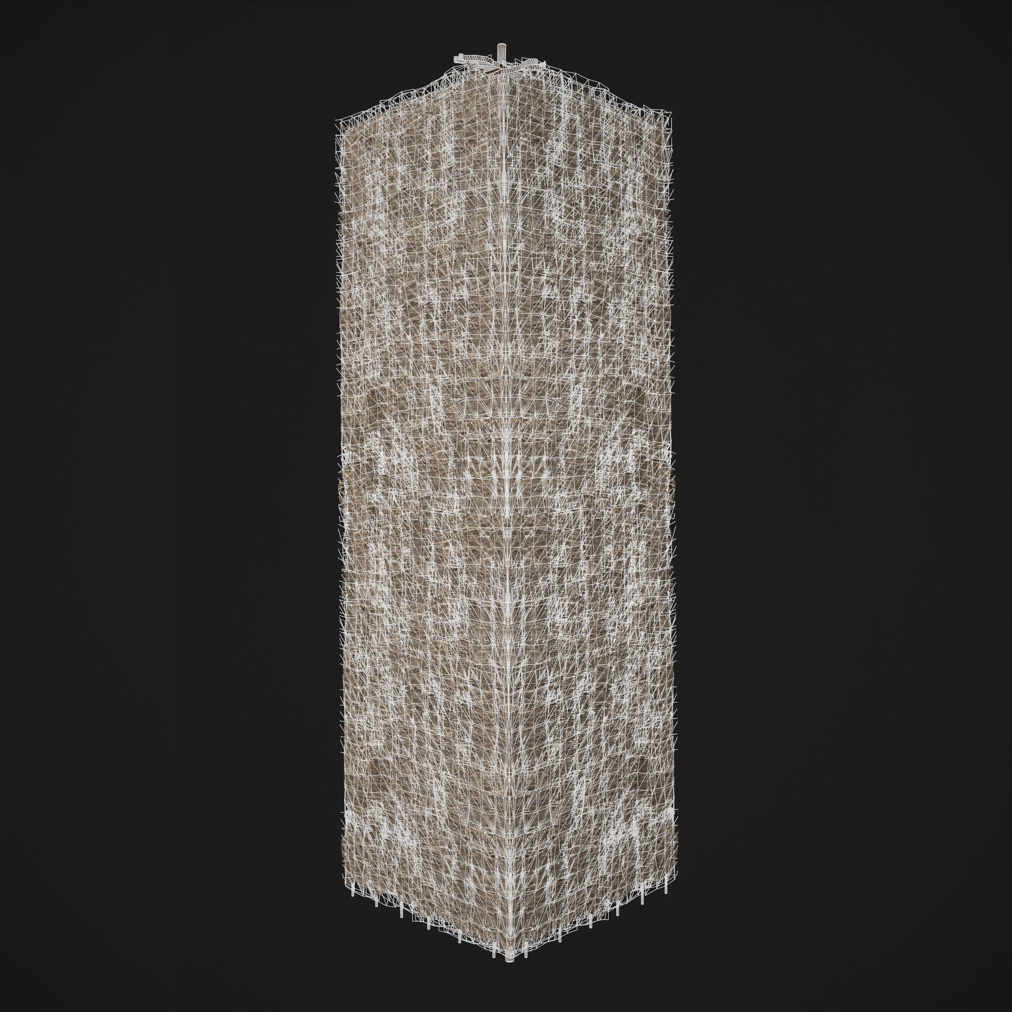 Viking Long House Low-poly 3D model_28