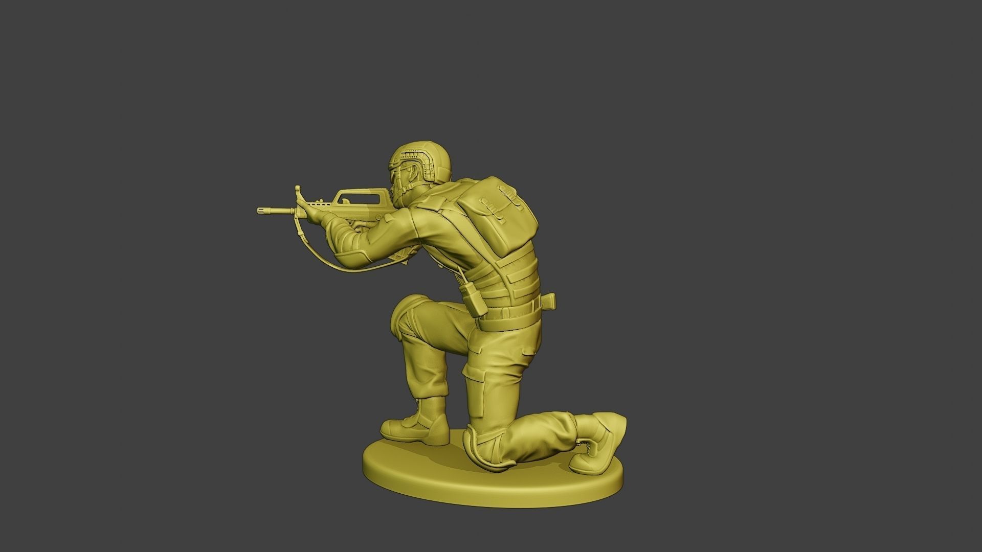 China Actual Special Forces PAP 0015 3D print model_4