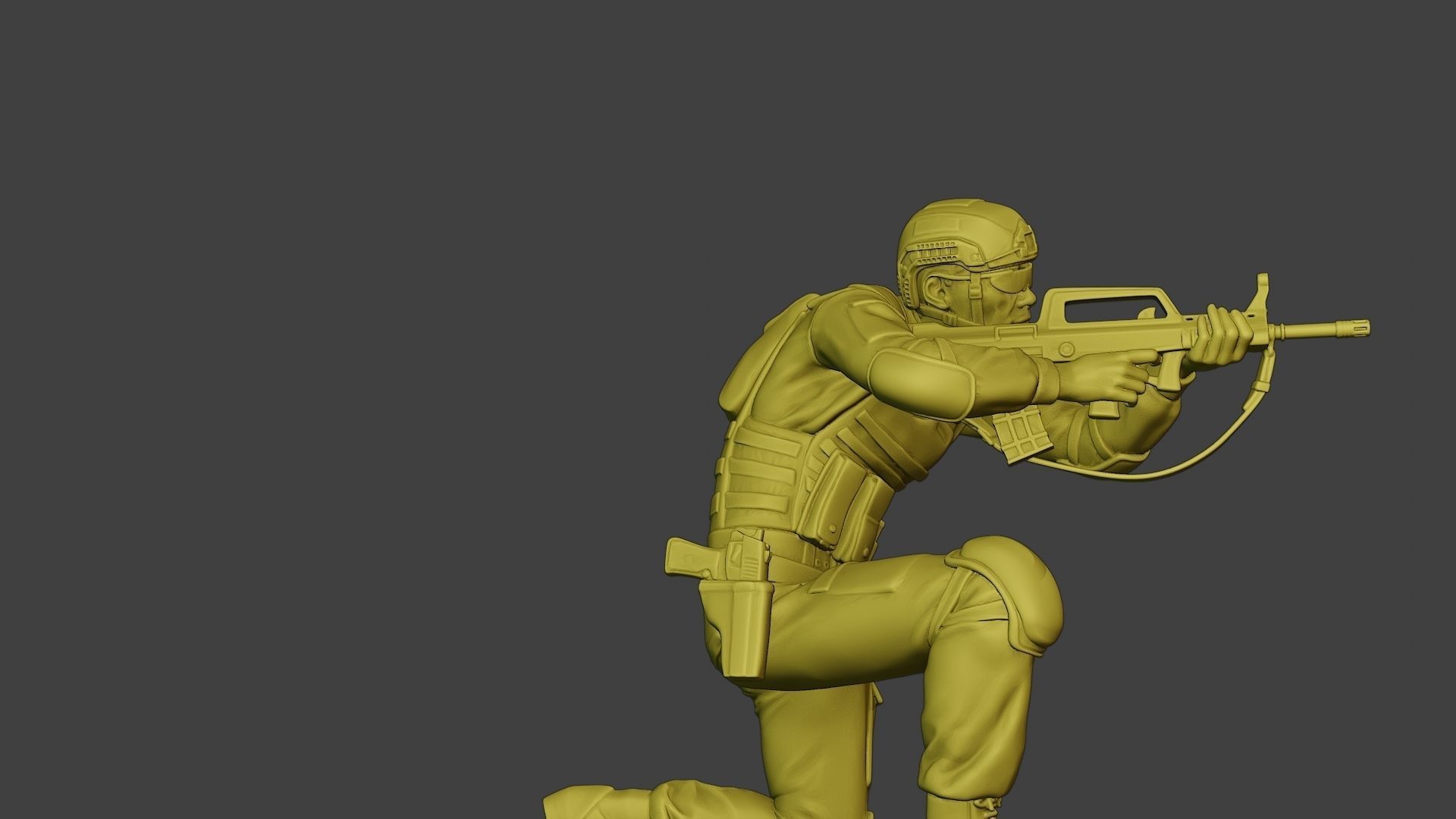 China Actual Special Forces PAP 0015 3D print model_29