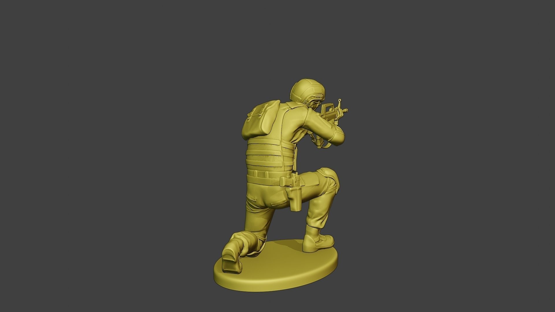 China Actual Special Forces PAP 0015 3D print model_7