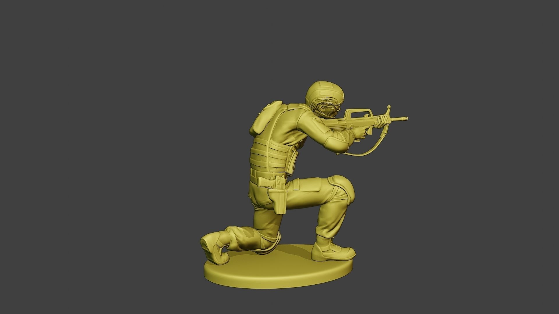 China Actual Special Forces PAP 0015 3D print model_8
