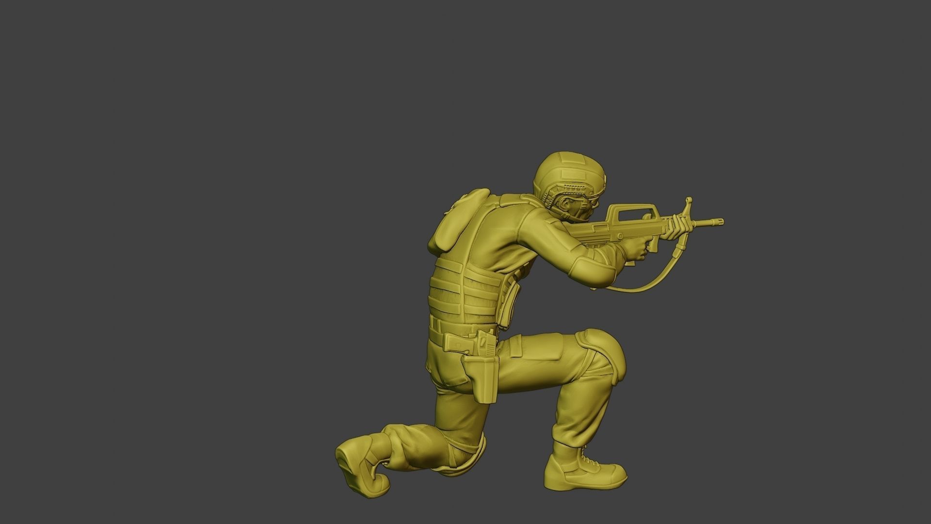 China Actual Special Forces PAP 0015 3D print model_31