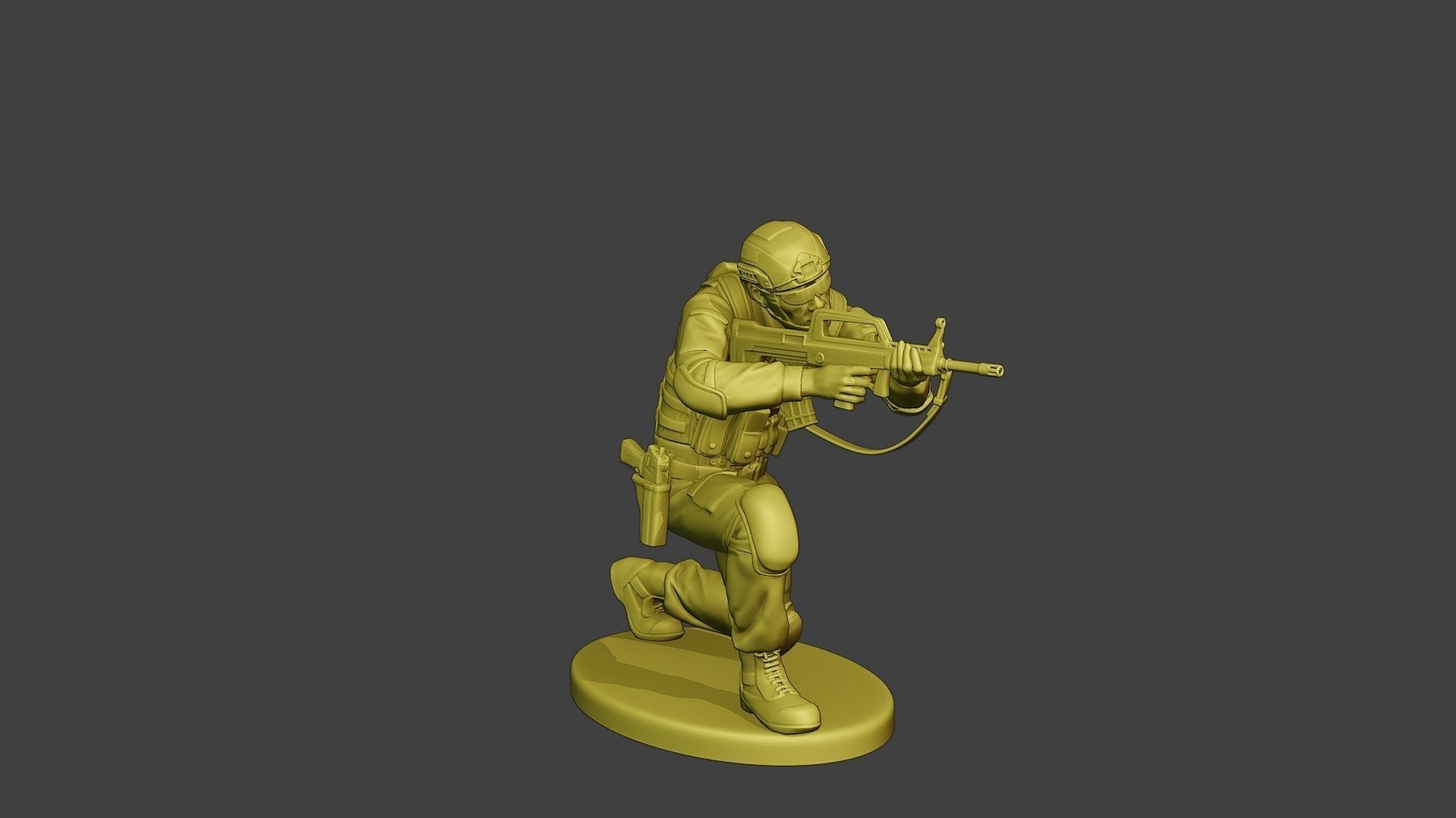 China Actual Special Forces PAP 0015 3D print model_10