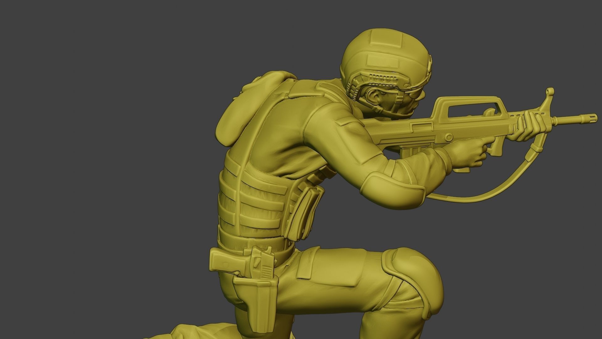 China Actual Special Forces PAP 0015 3D print model_20