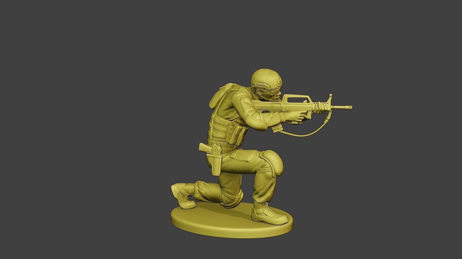 China Actual Special Forces PAP 0015 3D print model_9