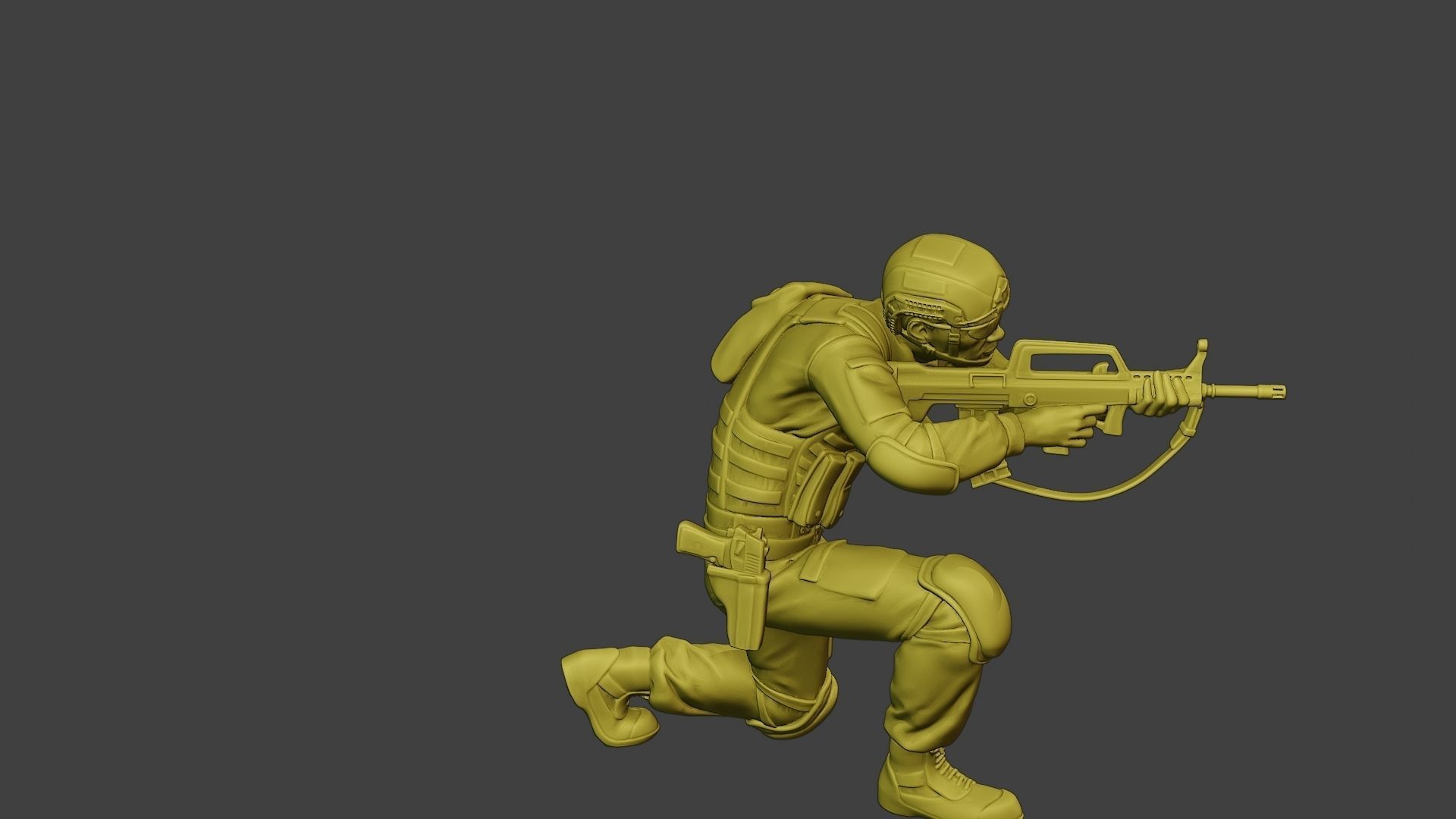 China Actual Special Forces PAP 0015 3D print model_30