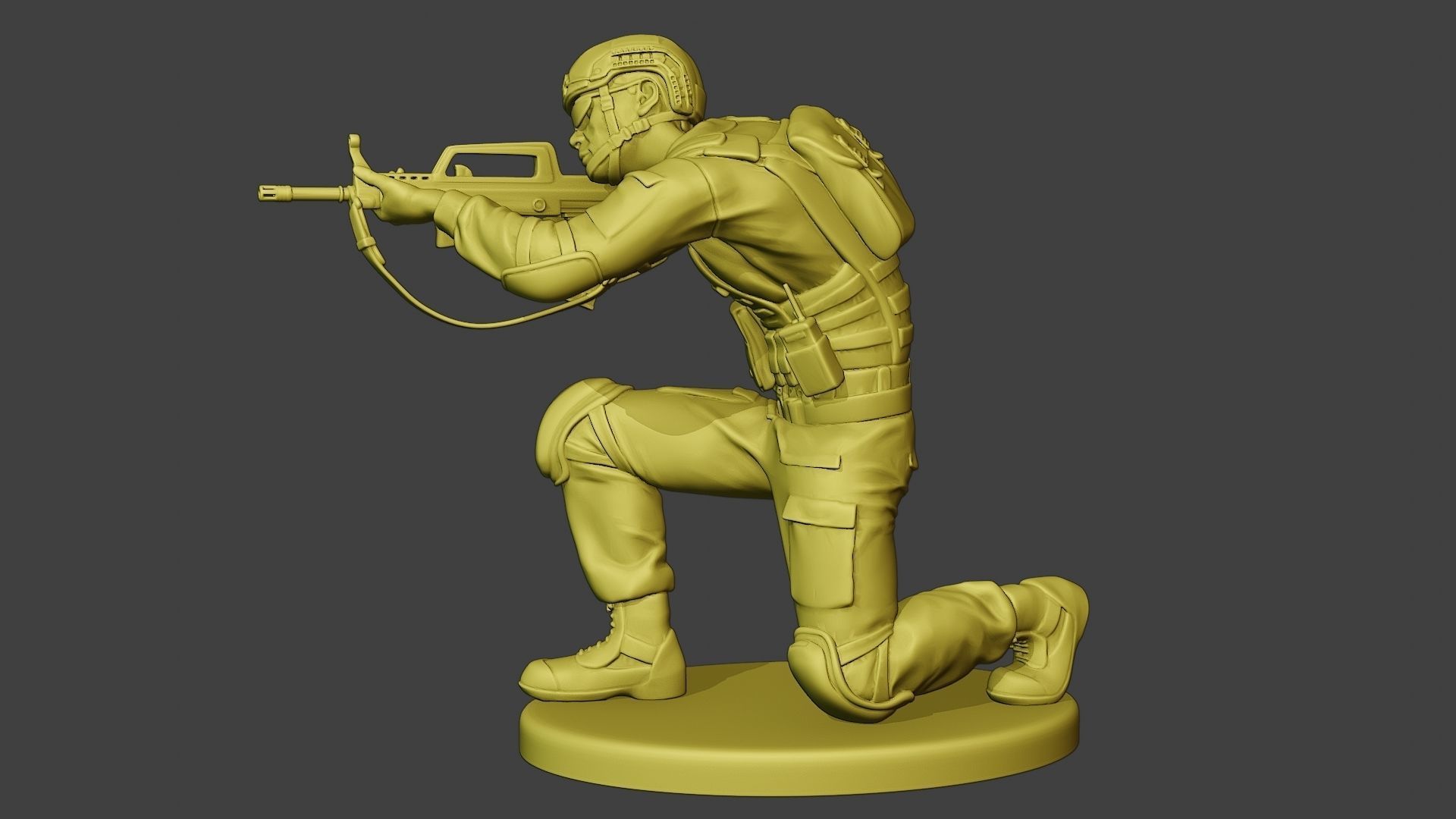 China Actual Special Forces PAP 0015 3D print model_17