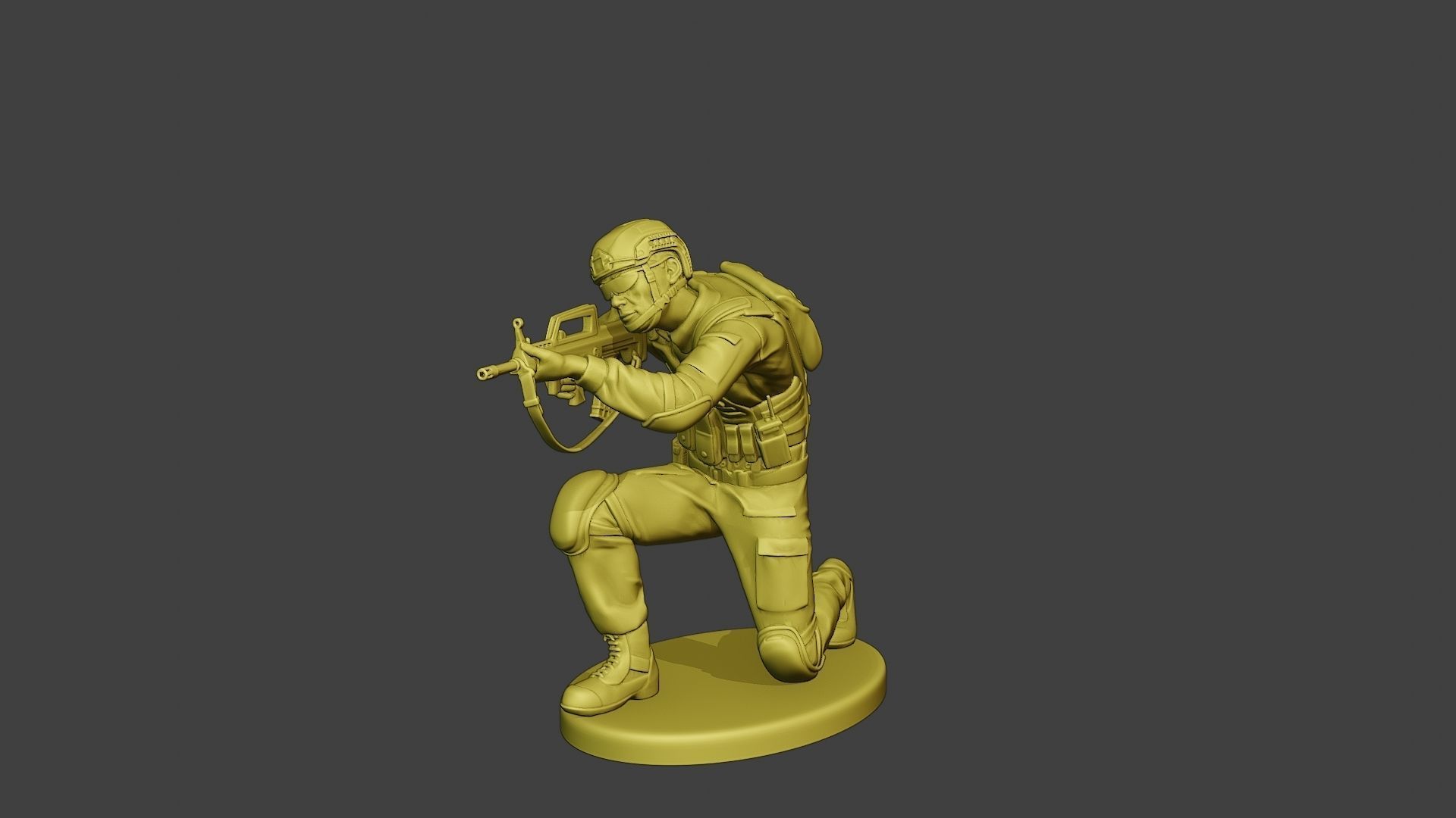 China Actual Special Forces PAP 0015 3D print model_2