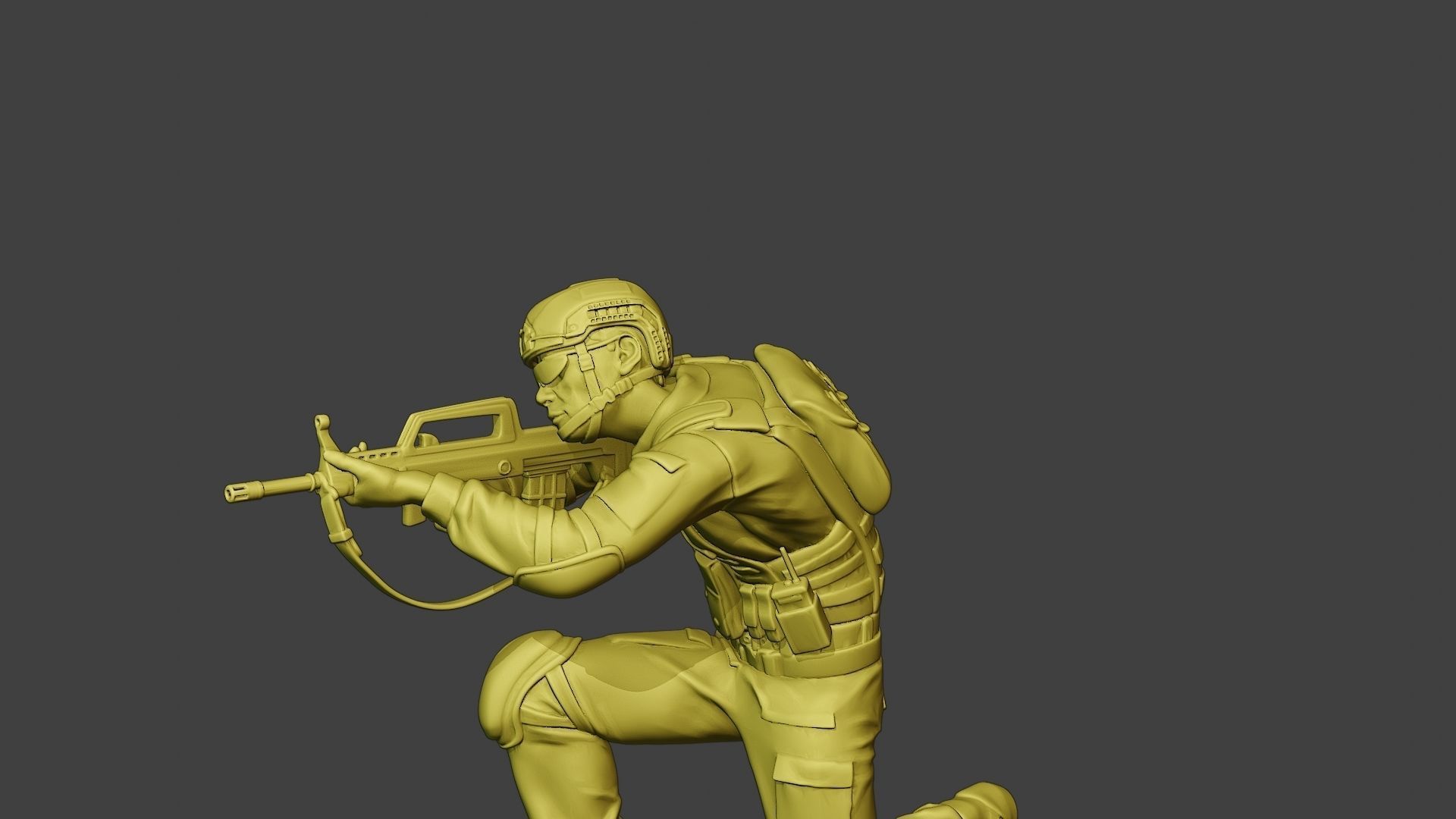 China Actual Special Forces PAP 0015 3D print model_18