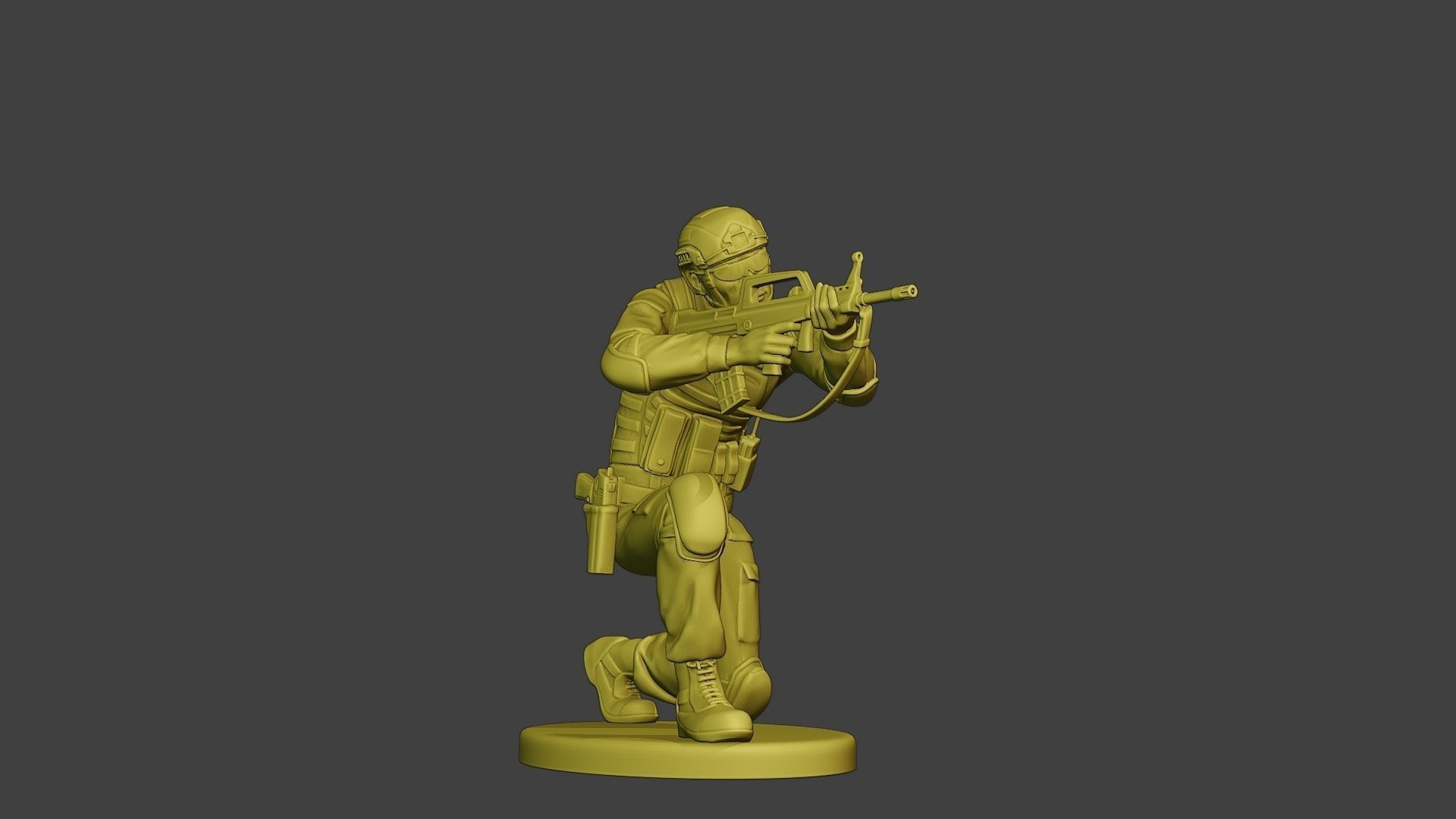 China Actual Special Forces PAP 0015 3D print model_13