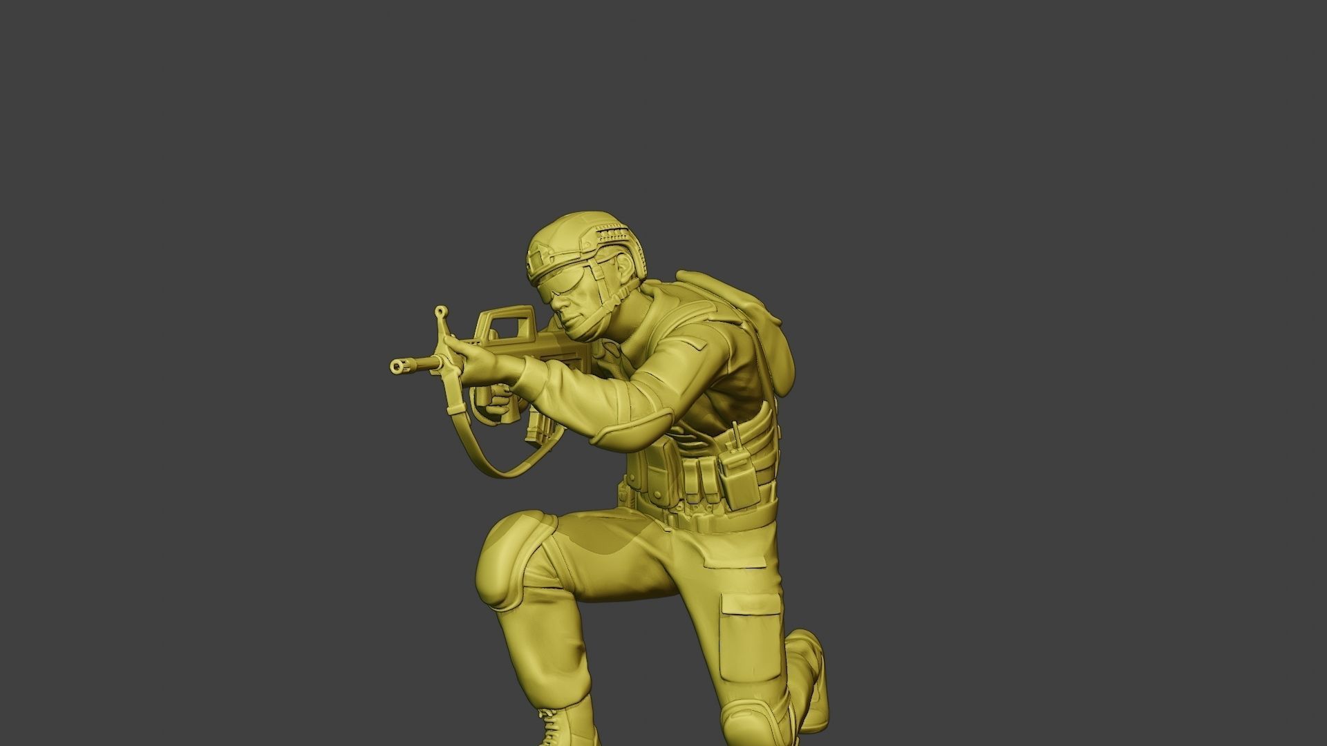 China Actual Special Forces PAP 0015 3D print model_27