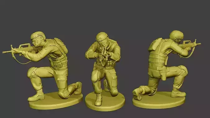 China Actual Special Forces PAP 0015 3D print model