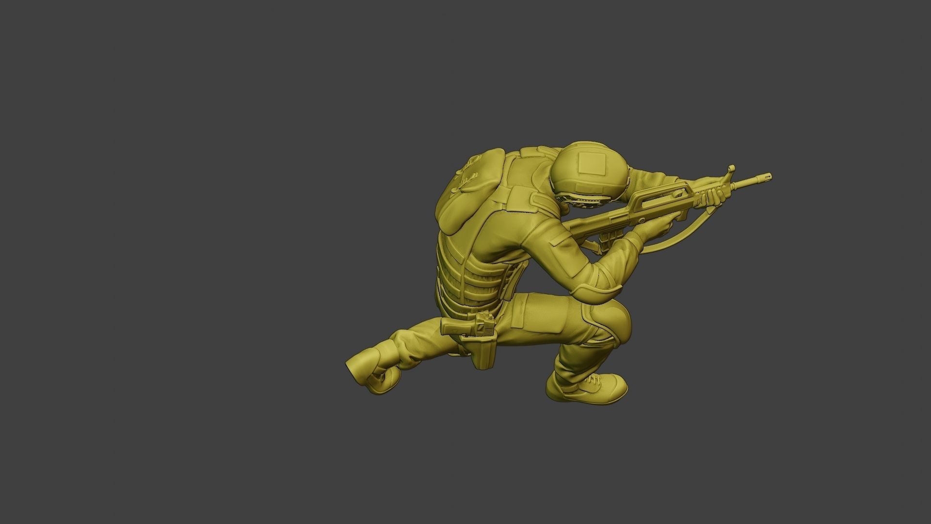 China Actual Special Forces PAP 0015 3D print model_23