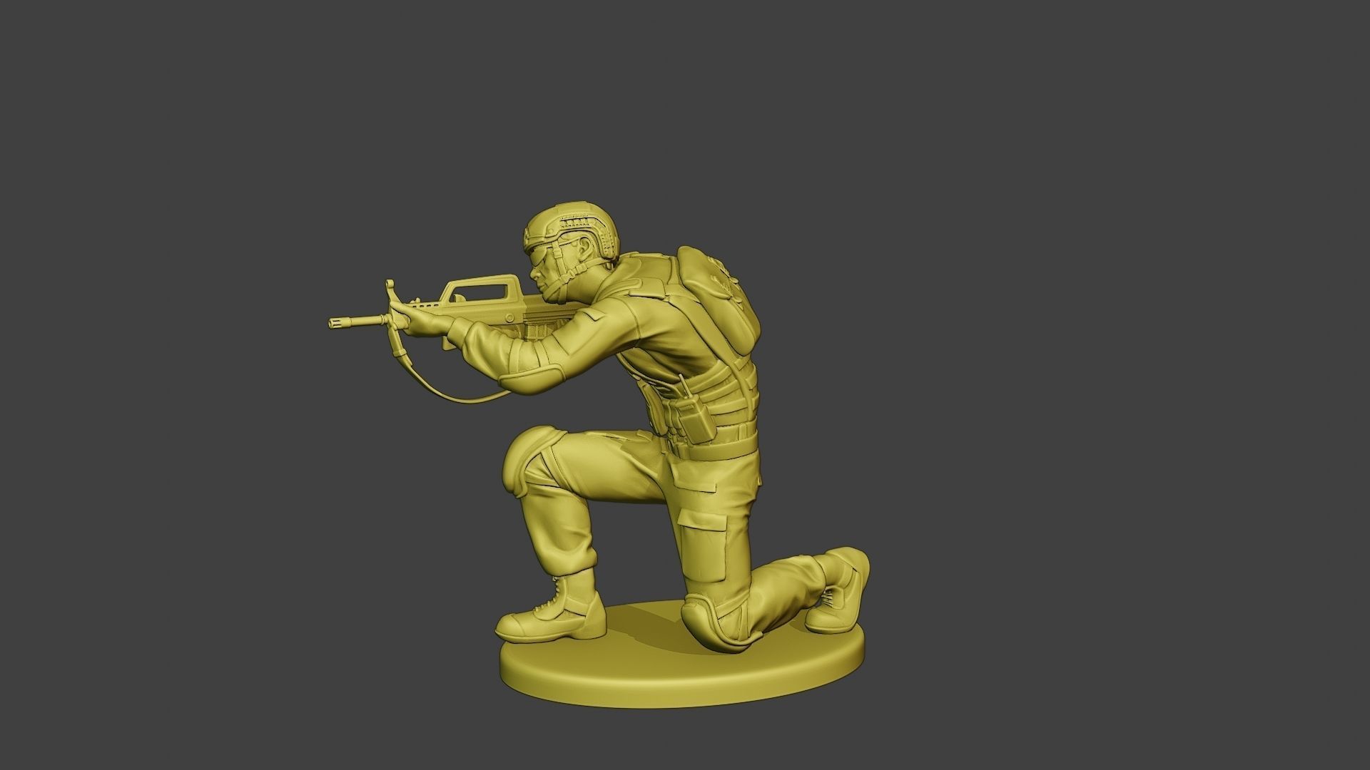 China Actual Special Forces PAP 0015 3D print model_3