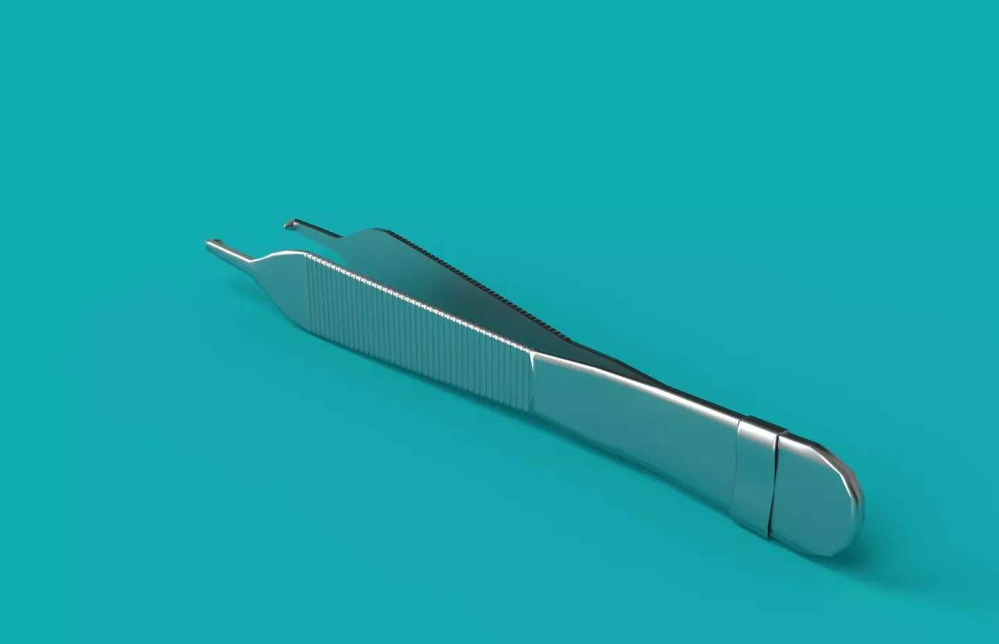 Surgical Tool - Rat Tooth Forceps Low-poly 3D model