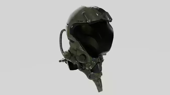 Si-Fi Helmet 3D Model