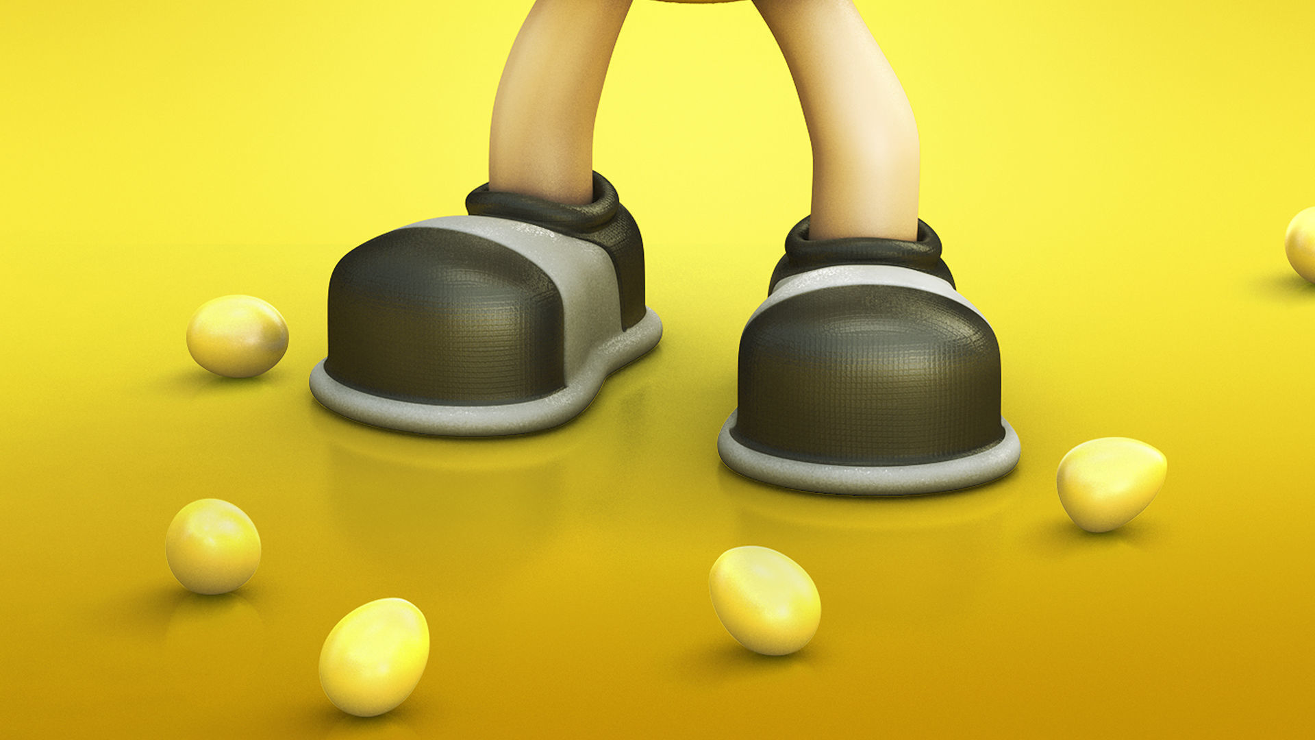 MnM character Low-poly 3D model_5