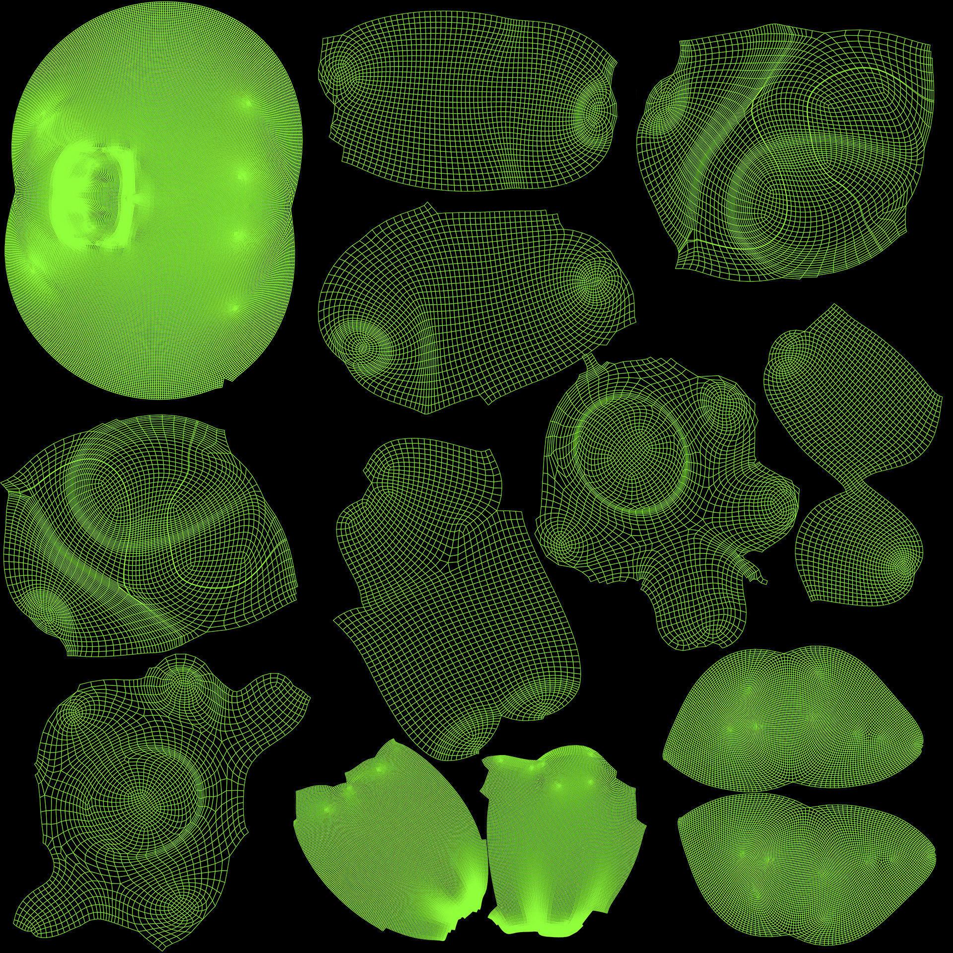 MnM character Low-poly 3D model_13