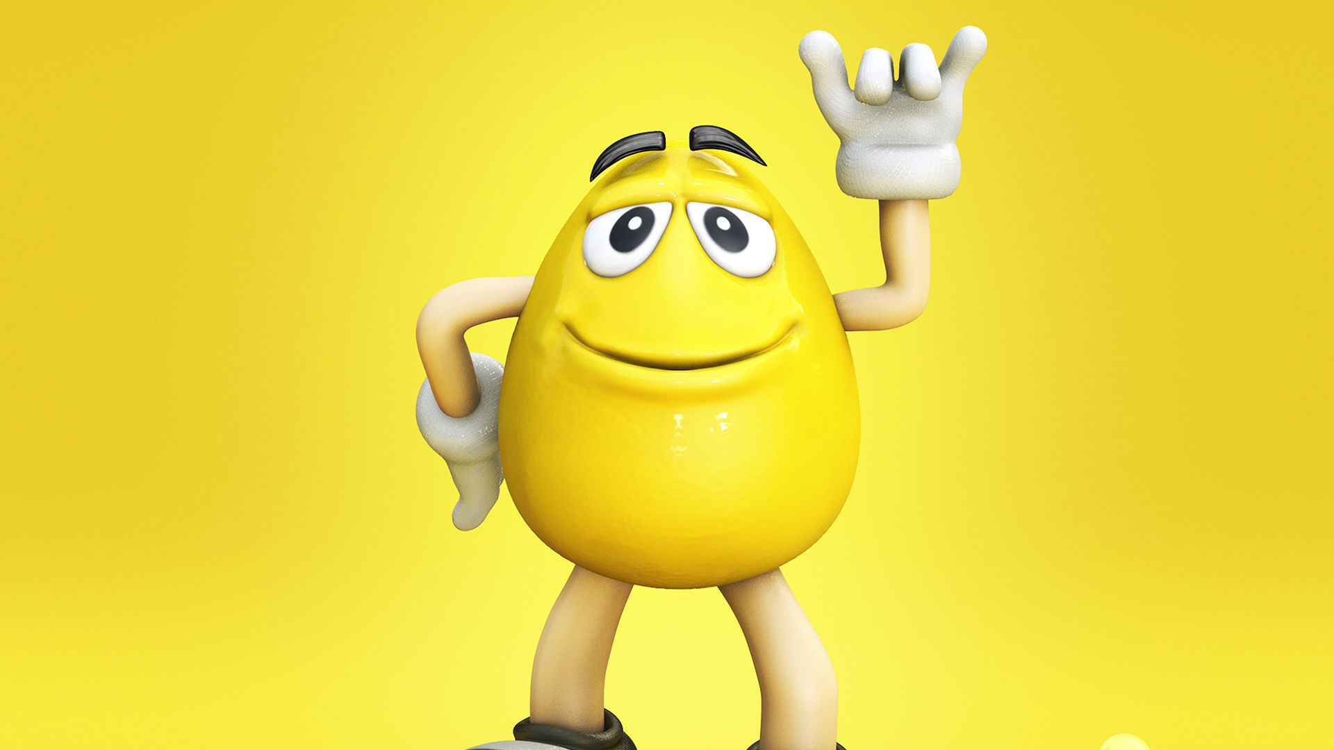 MnM character Low-poly 3D model_4