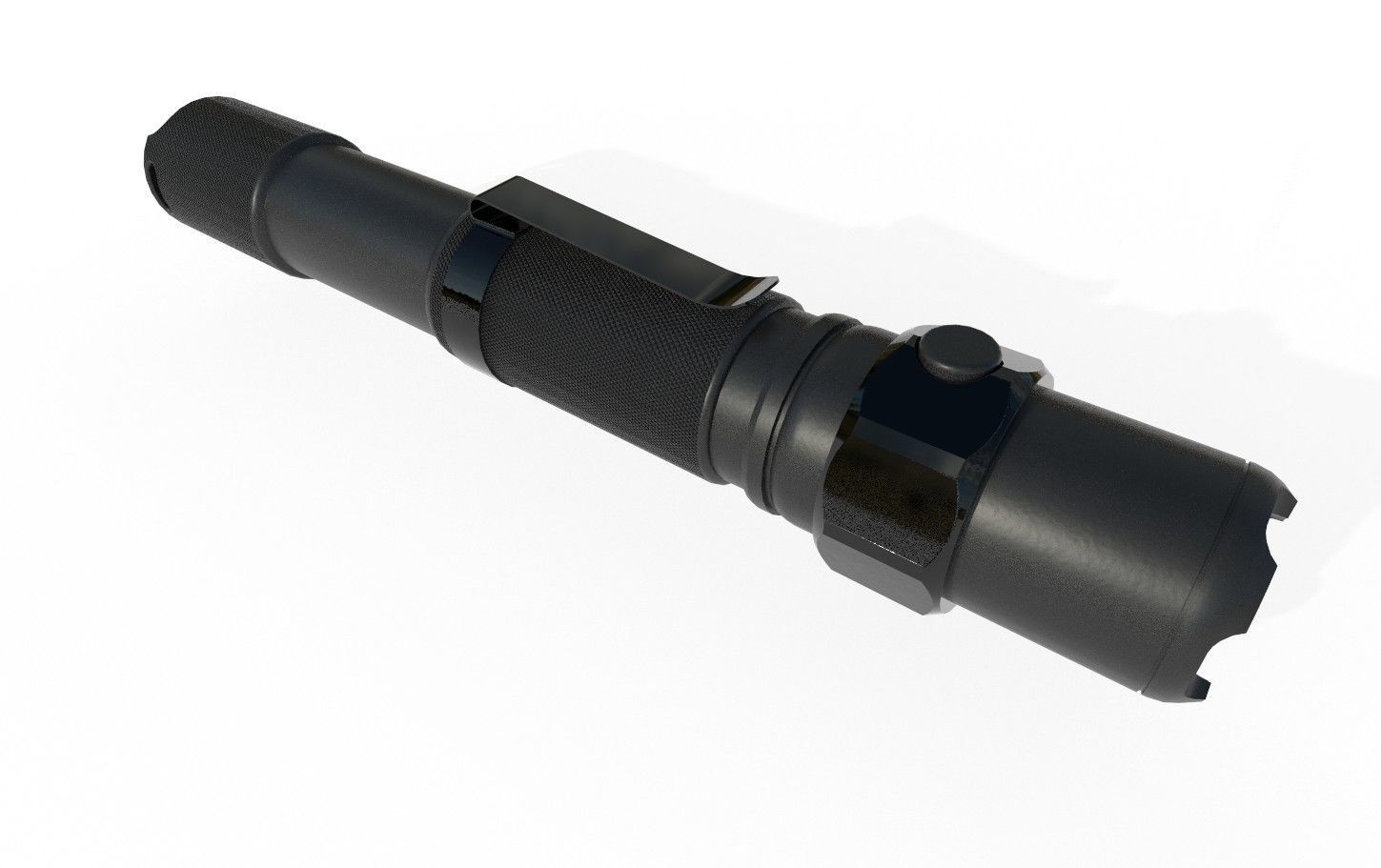 Flashlight M4 Low-poly 3D model_19