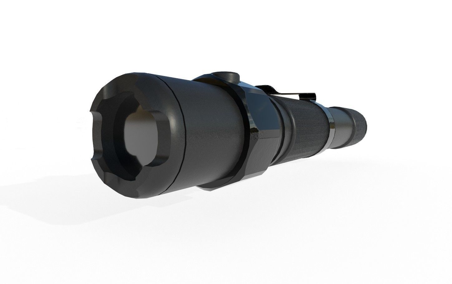 Flashlight M4 Low-poly 3D model_27