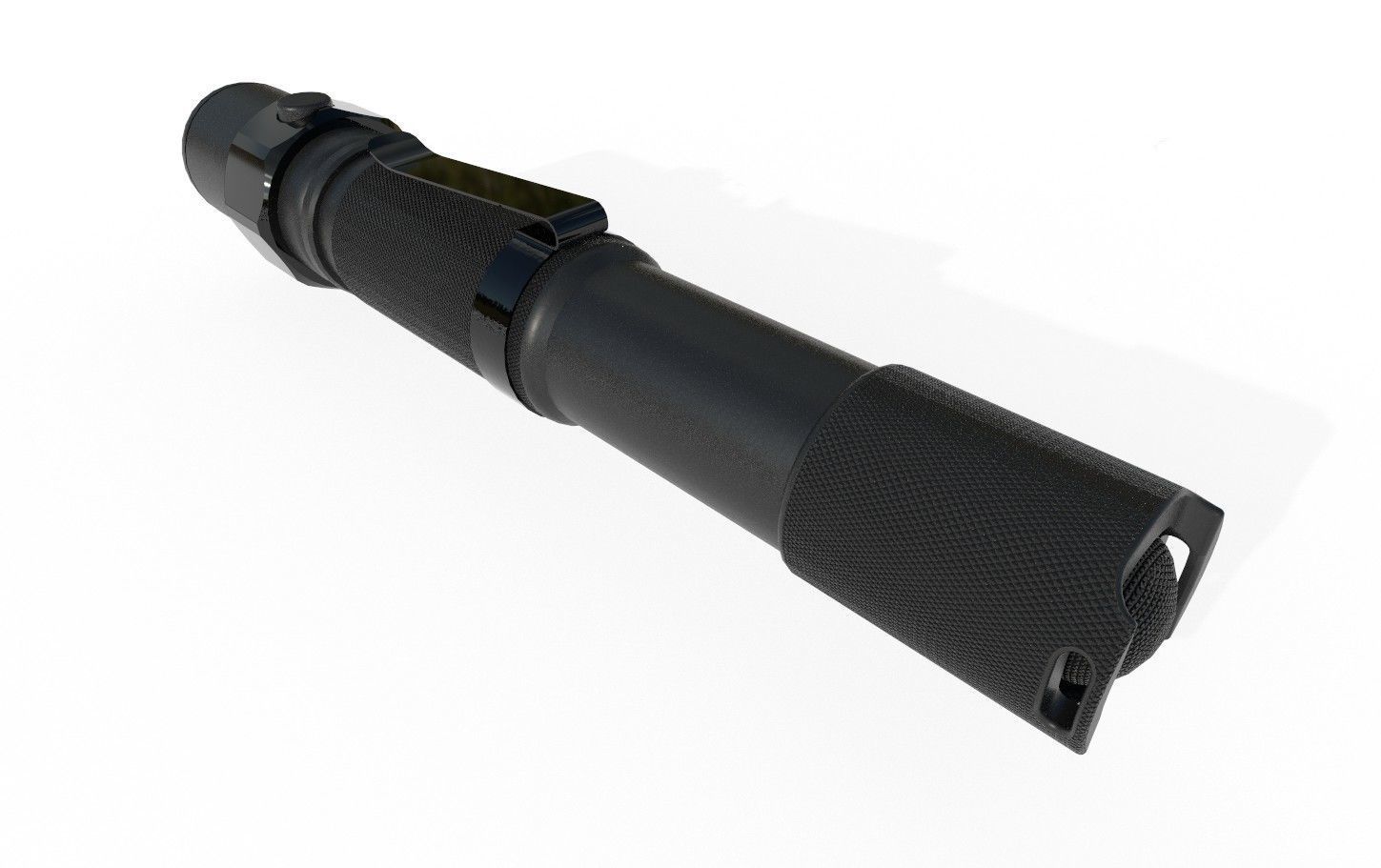 Flashlight M4 Low-poly 3D model_9
