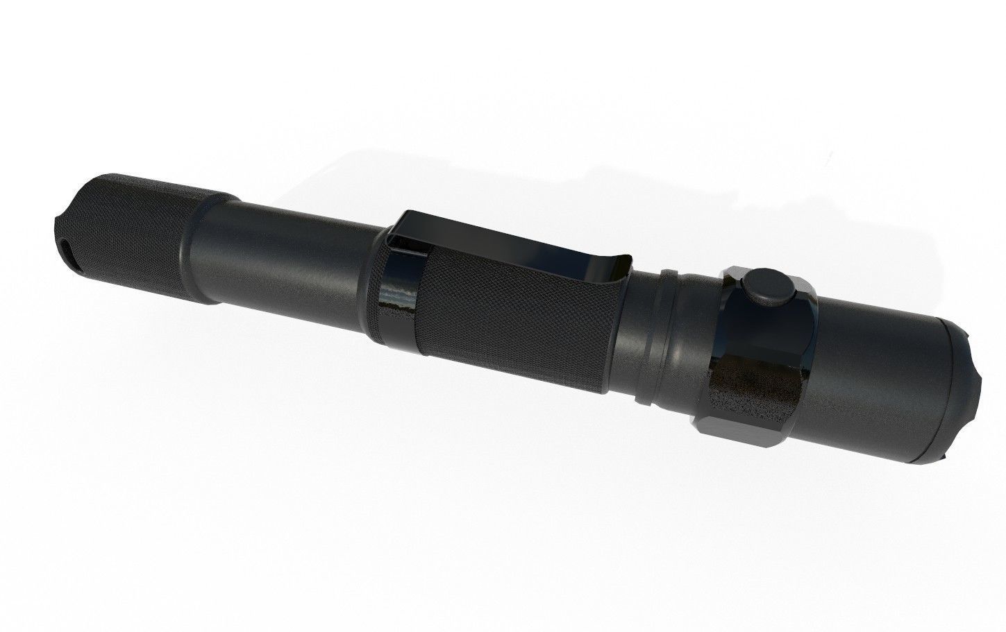 Flashlight M4 Low-poly 3D model_20