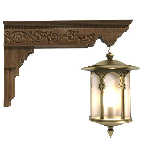 Oriental sconce 2021-02 3D model