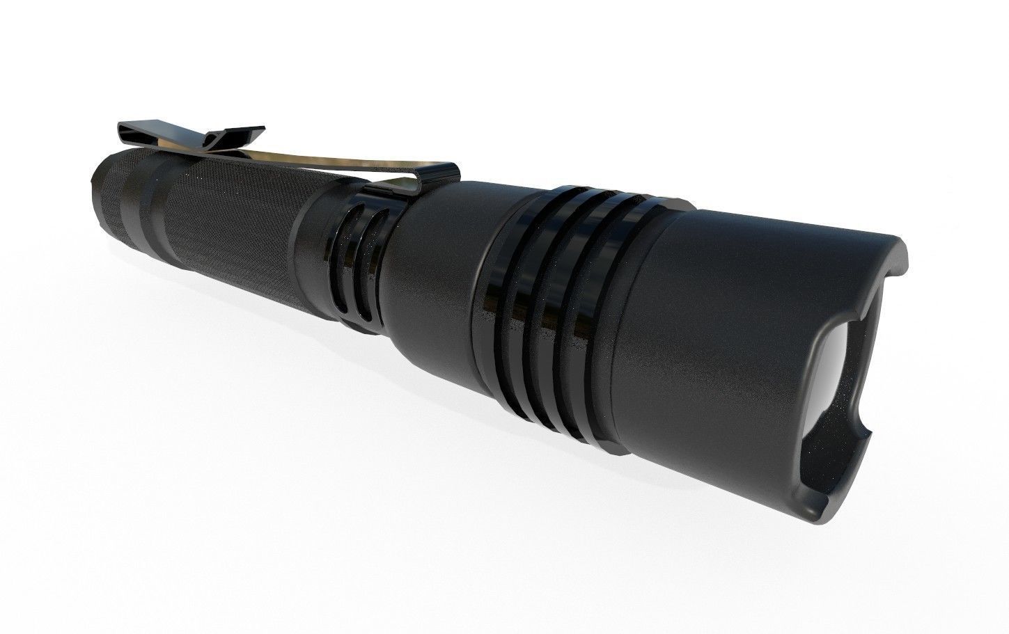 Flashlight M5 Low-poly 3D model_17