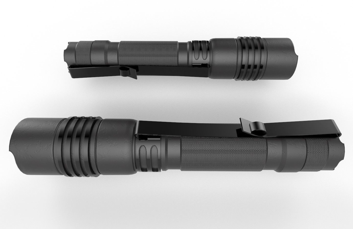 Flashlight M5 Low-poly 3D model_2