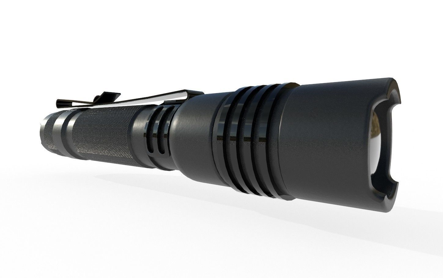 Flashlight M5 Low-poly 3D model_35