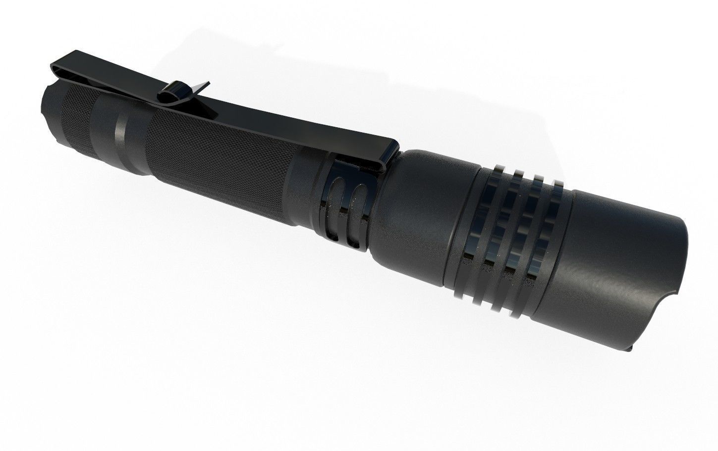 Flashlight M5 Low-poly 3D model_19