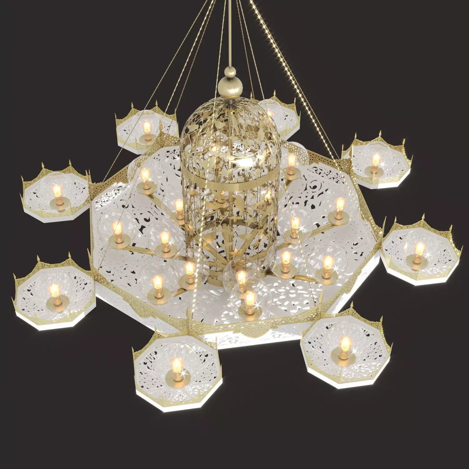 lamp Pendant oriental 2021-01 3D model_0