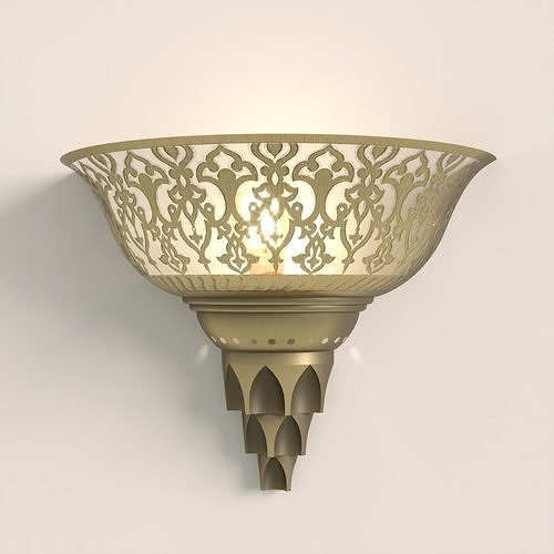 Oriental sconce 2021-04 3D model