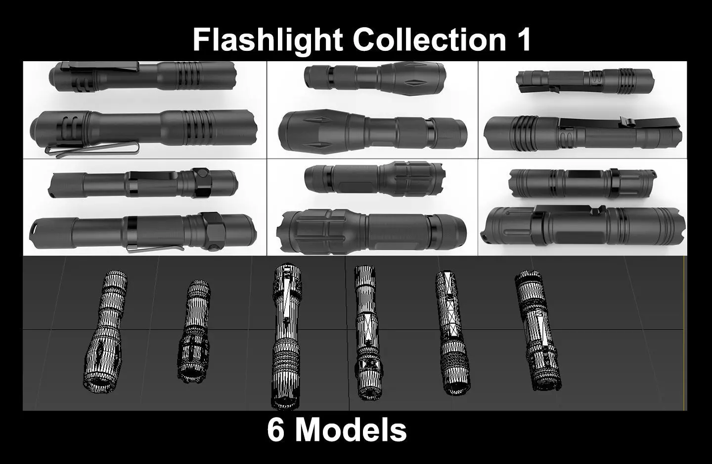 Flashlight Collection 1 - 6 Models _0
