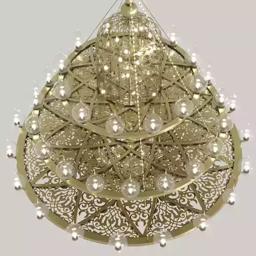 lamp Pendant oriental 2021-03 3D model