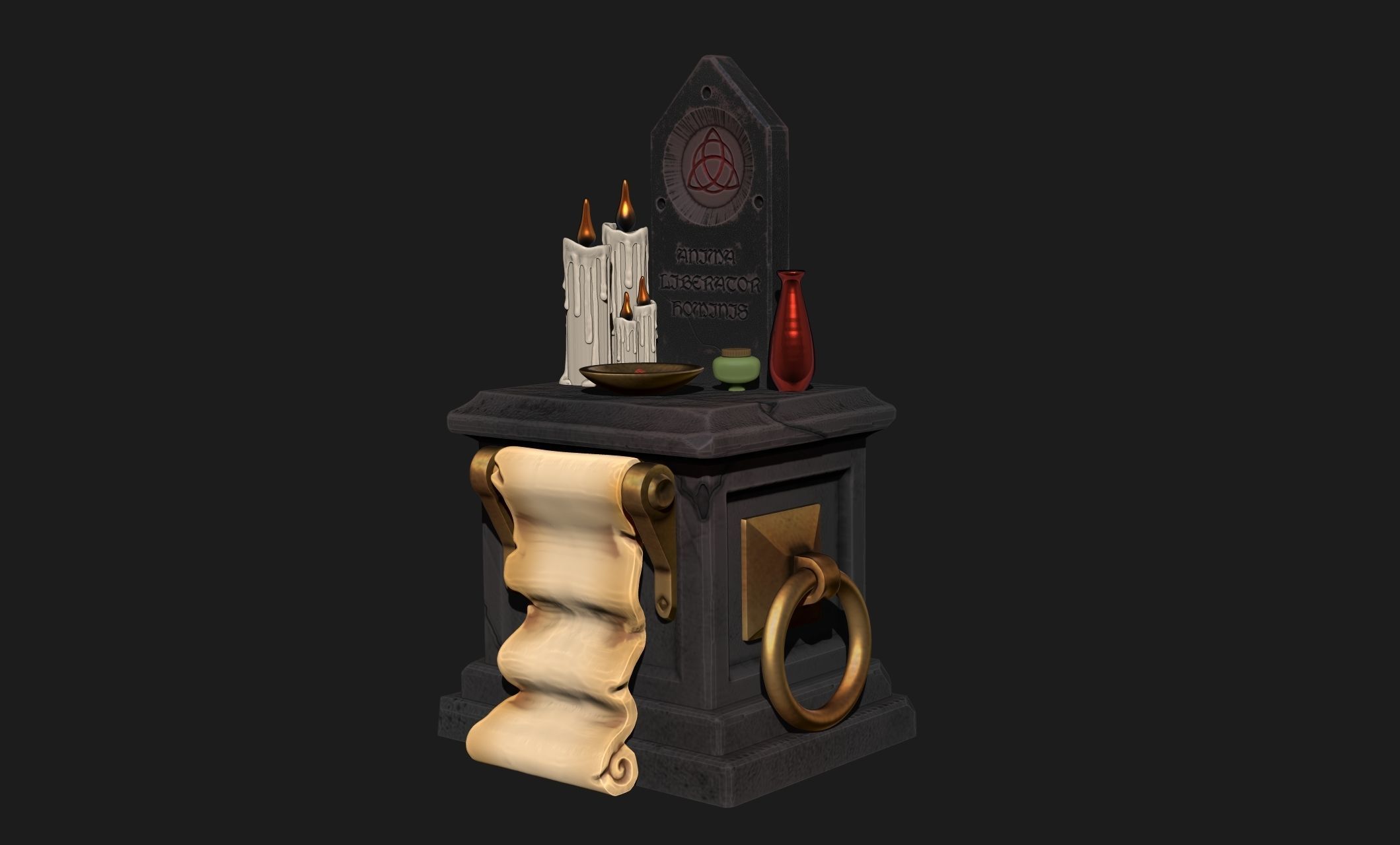 Altar of Protection - Wargames - Boardgames - Dioramas - Railway 3D print model_6