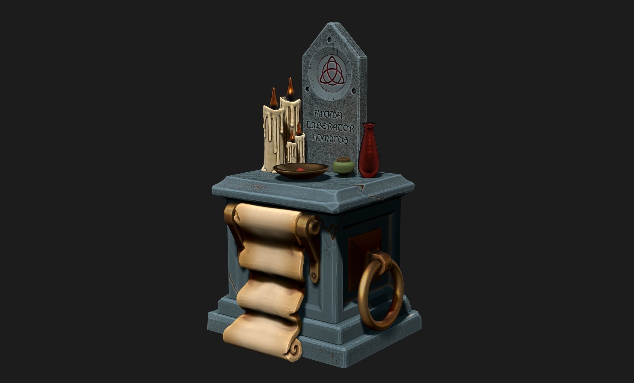 Altar of Protection - Wargames - Boardgames - Dioramas - Railway 3D print model_19