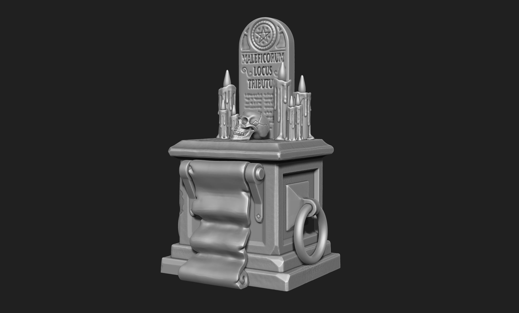 Altar of Protection - Wargames - Boardgames - Dioramas - Railway 3D print model_11