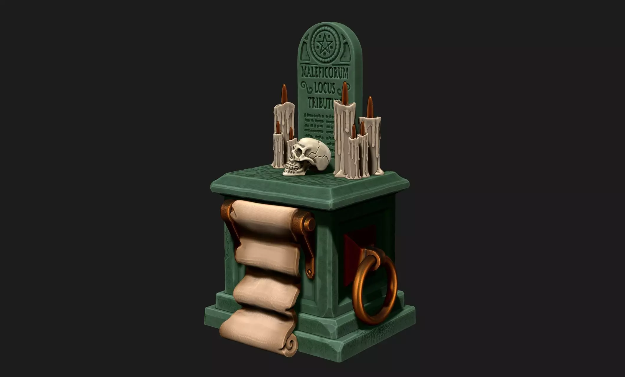 Altar of Protection - Wargames - Boardgames - Dioramas - Railway 3D print model_0
