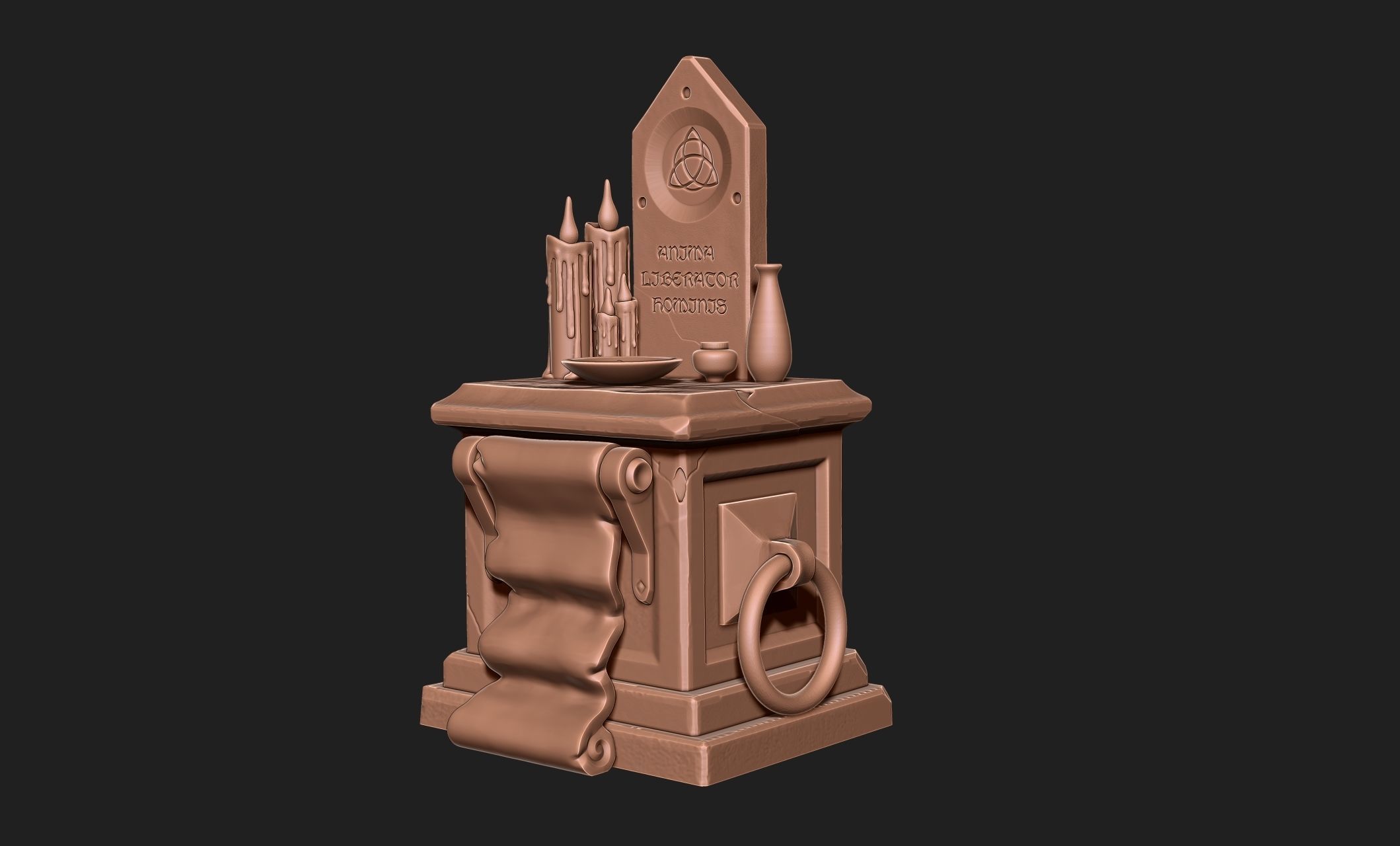 Altar of Protection - Wargames - Boardgames - Dioramas - Railway 3D print model_14