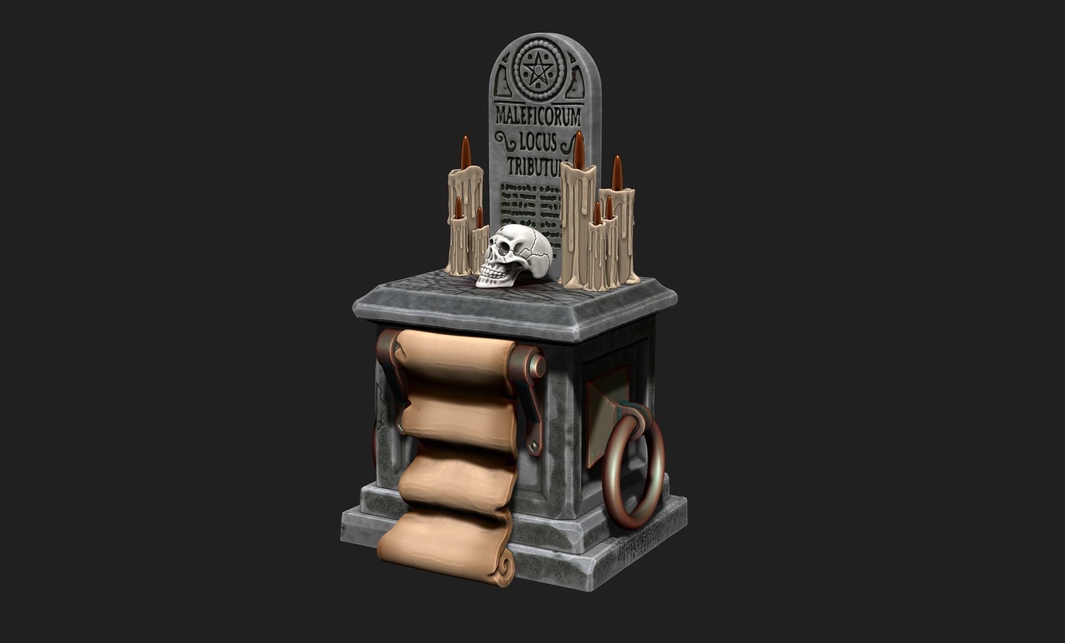 Altar of Protection - Wargames - Boardgames - Dioramas - Railway 3D print model_4