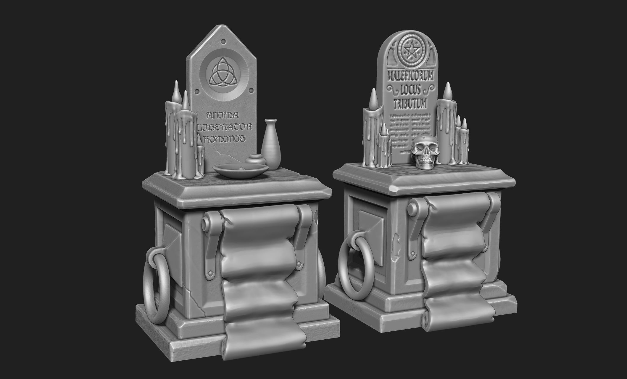 Altar of Protection - Wargames - Boardgames - Dioramas - Railway 3D print model_3