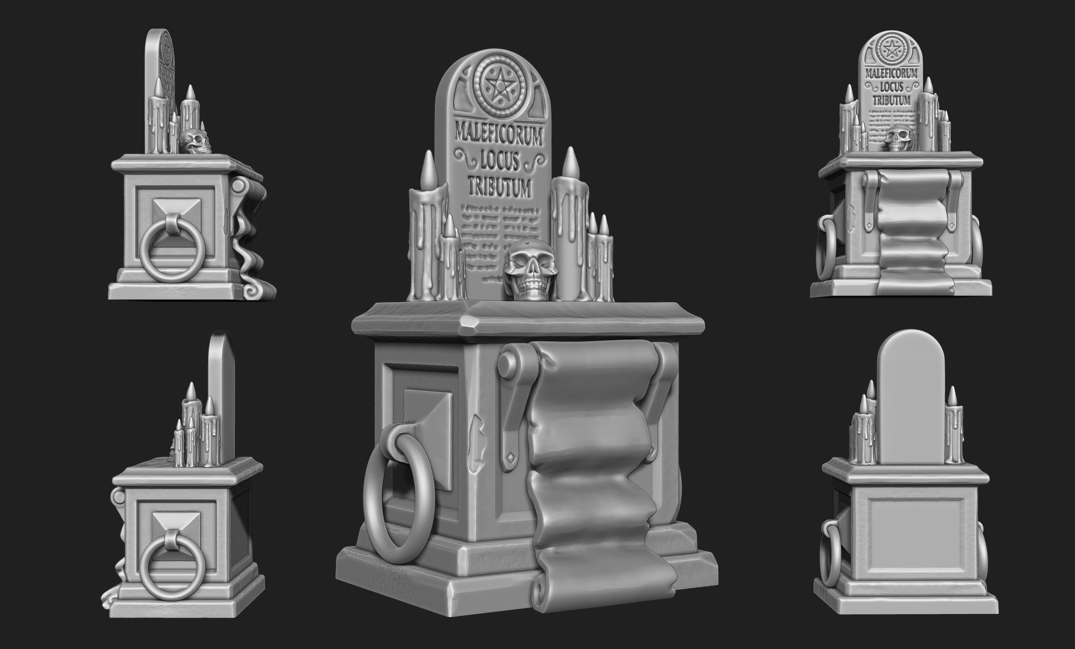 Altar of Protection - Wargames - Boardgames - Dioramas - Railway 3D print model_7