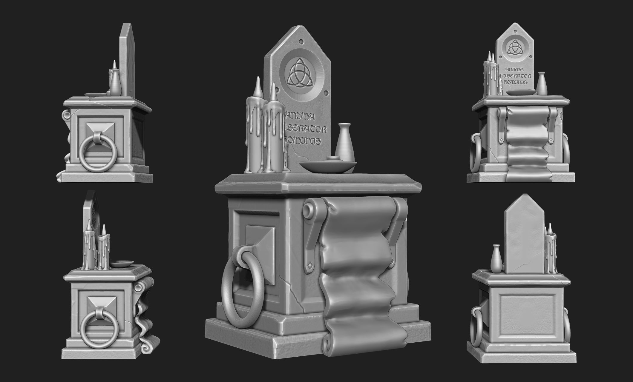 Altar of Protection - Wargames - Boardgames - Dioramas - Railway 3D print model_10