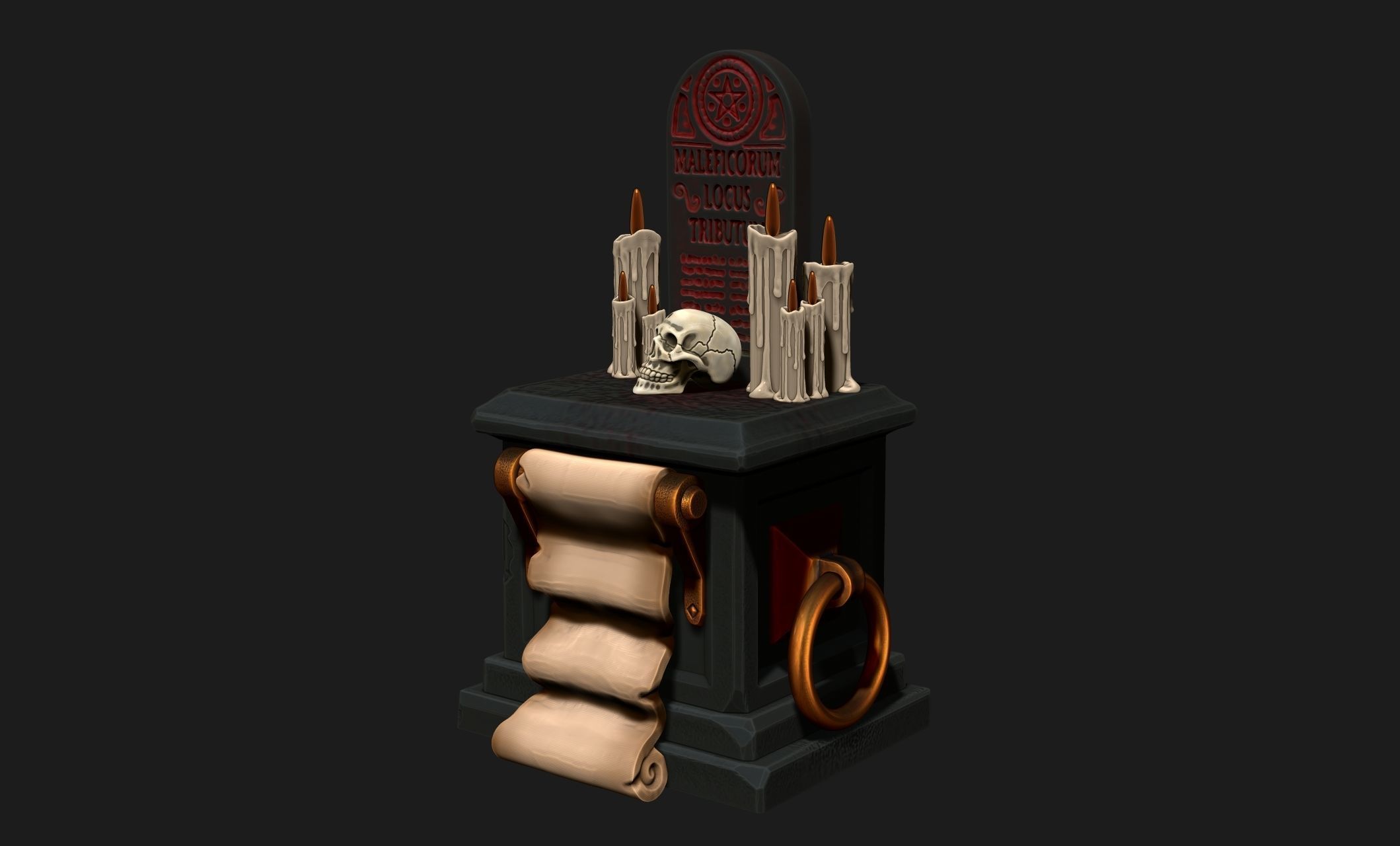 Altar of Protection - Wargames - Boardgames - Dioramas - Railway 3D print model_18