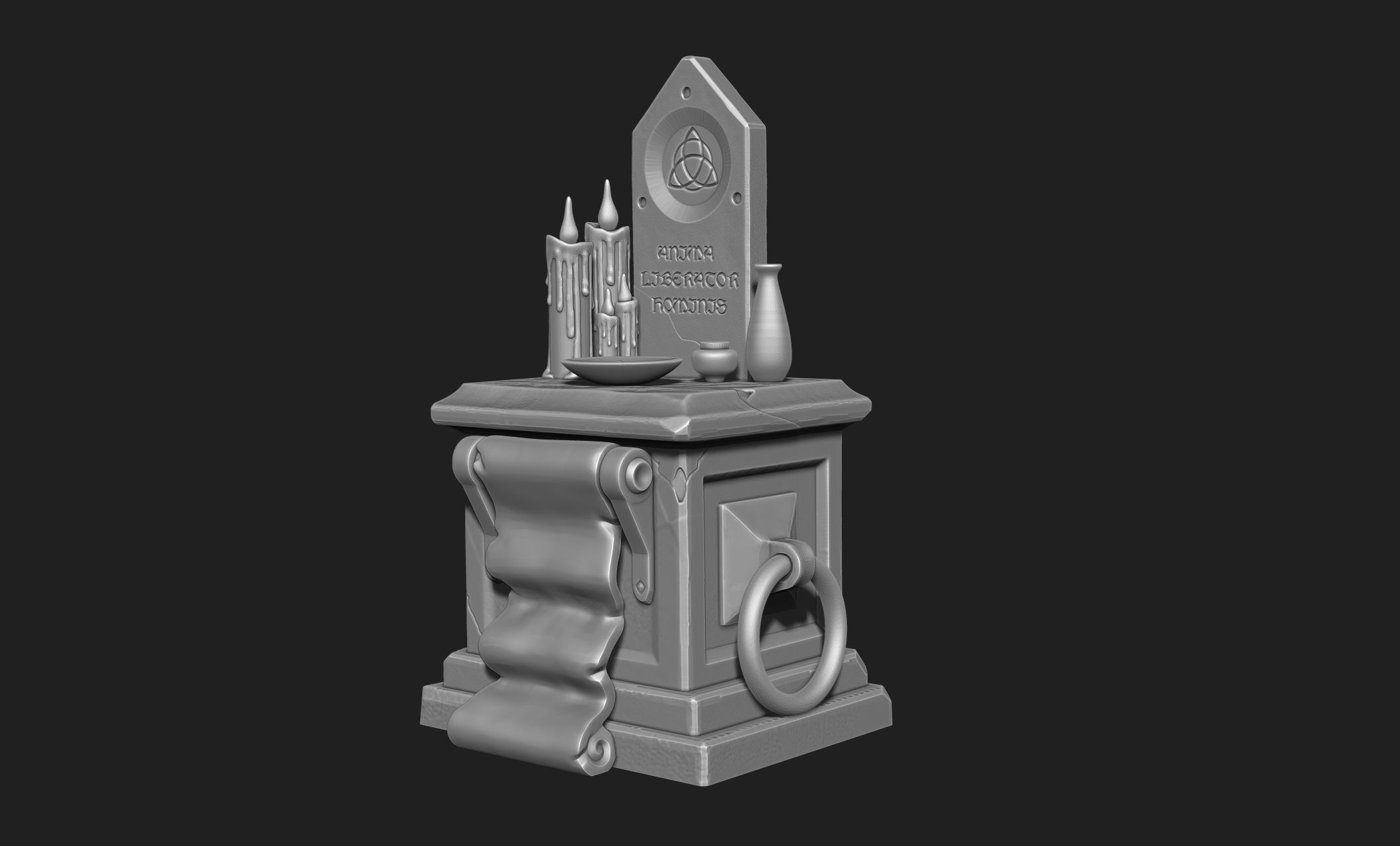 Altar of Protection - Wargames - Boardgames - Dioramas - Railway 3D print model_13
