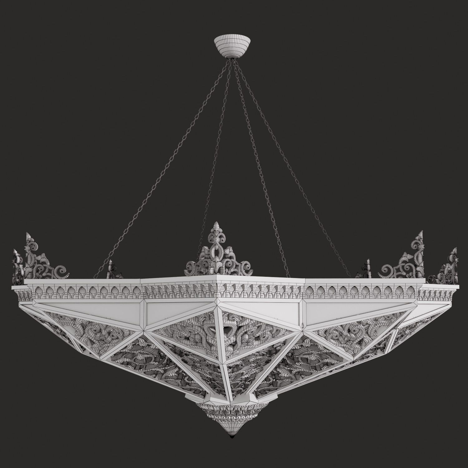 lamp Pendant oriental 2021-04 3D model_3