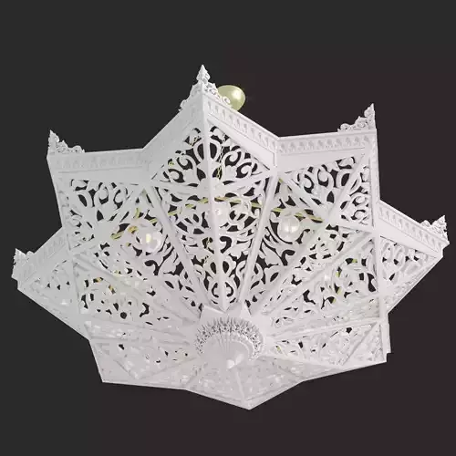 lamp Pendant oriental 2021-04 3D model